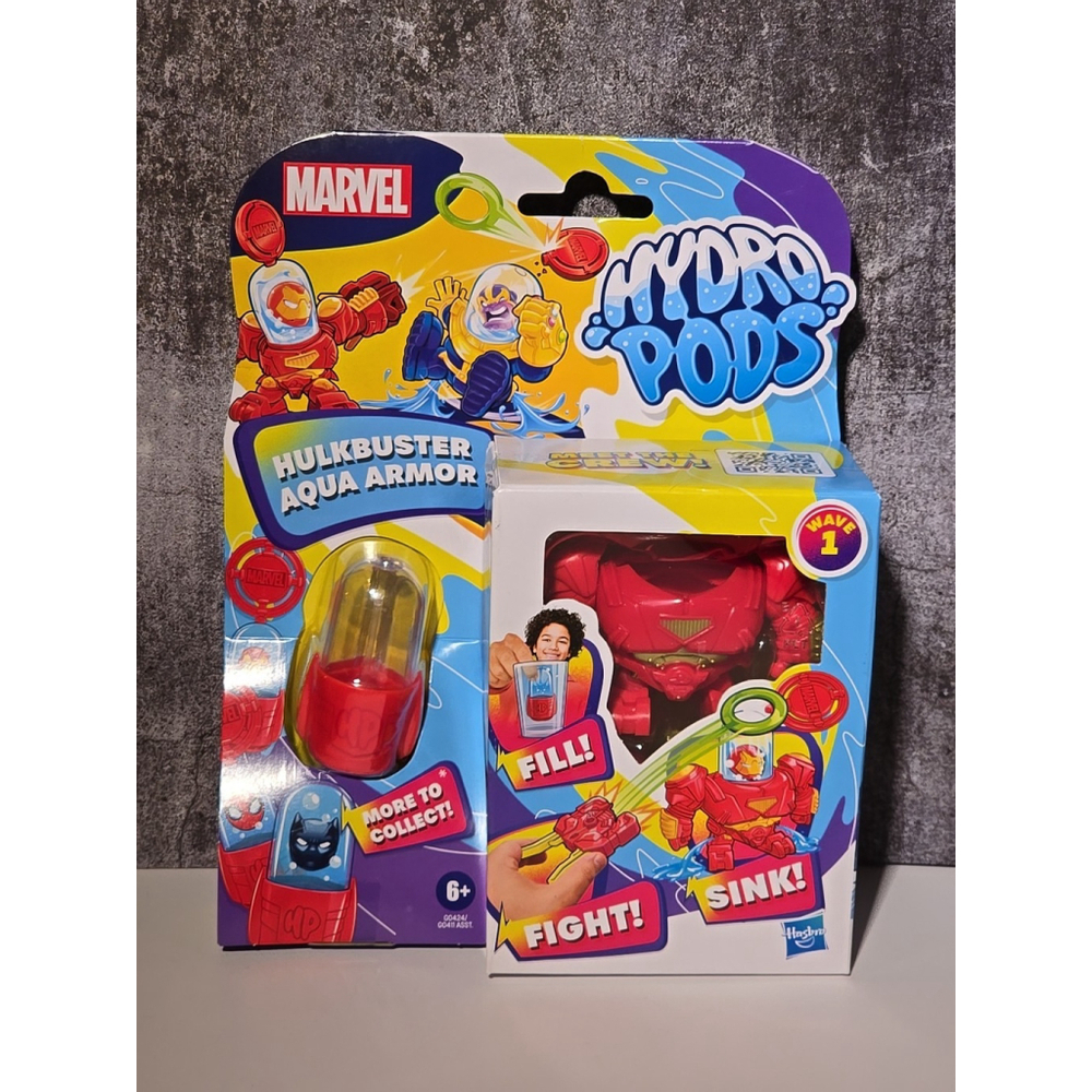 Marvel Hydro Pods Hulkbuster Aqua Armor Wave 1, New-Sealed (155)
